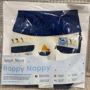 Happy Nappy Kids Swim Nappy - Navy & White